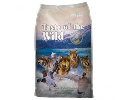 Taste of the Wild (Тейст оф зе Уайлд) Wetlands Canine Formula - Сухой корм из мяса утки, перепелов и индейки для собак 2 кг