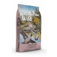 Taste of the Wild Lowland Creek Feline Formula - Сухий корм для кішок та кошенят всіх порід з перепелом та качкою, 2 кг