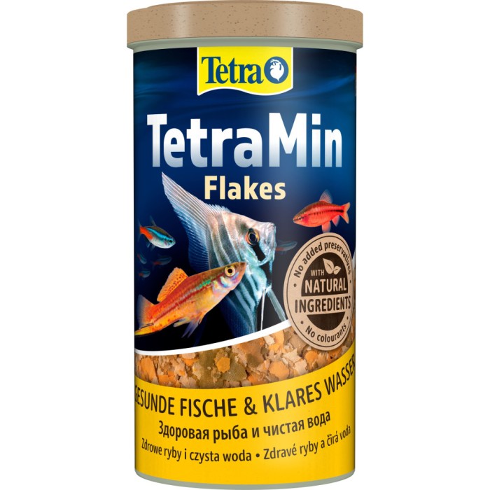 Корм Tetra Min Flakes для акваріумних рибок, пластівці, 200 г/ 1 л