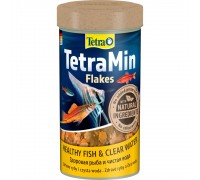 Корм сухой Tetra Min Flakes для тропических аквариумных рыбок, в хлопь..