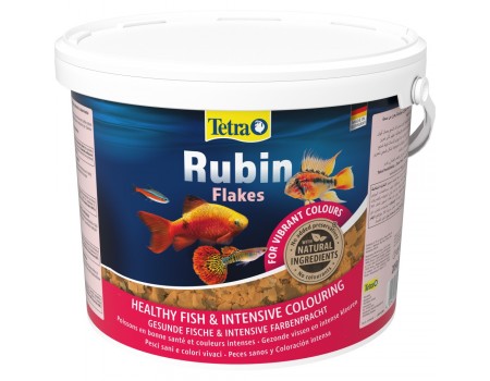 Корм Tetra Rubin Flakes для акваріумних рибок, для забарвлення, пластівці, 2,05 кг/ 10 л
