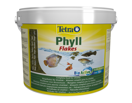 Корм Tetra TetraPhyll для травоїдних рибок, пластівці, 10 л/ 2,05 кг