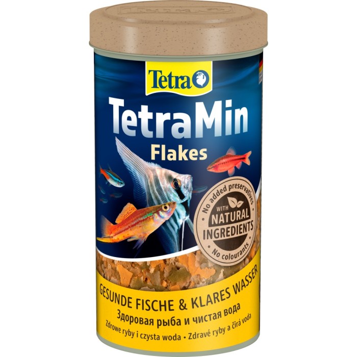 Корм Tetra Min Flakes для аквариумных рыбок, хлопья, 100 г/500 мл