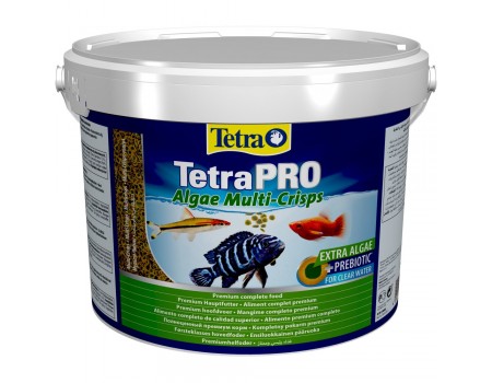 Корм Tetra Pro Algae Multi-Crisps для травоїдних риб з овочами, чіпси, 10 л/ 1,9 кг