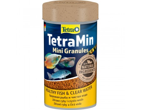 Корм сухой Tetra Min Mini Granules для аквариумных рыбок, в гранулах, 45 г