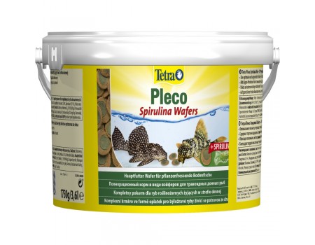 Корм Tetra Pleco Spirulina Wafers для травоїдних донних рибок, пластинки, 1,75 кг/ 3,6 л