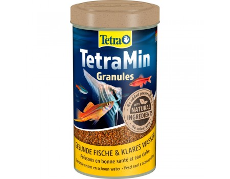 Корм Tetra Min Granules для акваріумних рибок, гранули, 200 г/ 500 мл