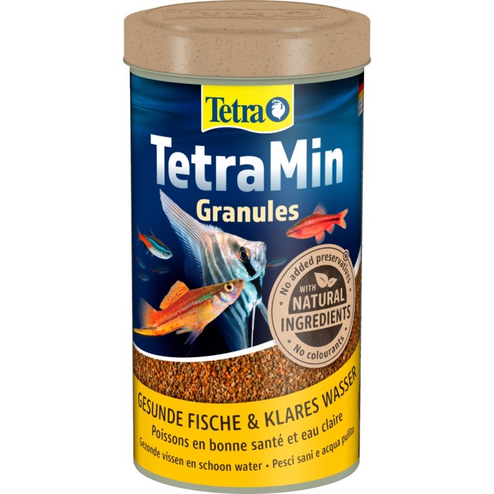 Корм Tetra Min Granules для акваріумних рибок, гранули, 200 г/ 500 мл