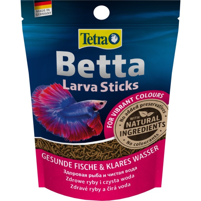 Корм сухий Tetra Betta Larva Sticks для рибок півників, в паличках, 5 г