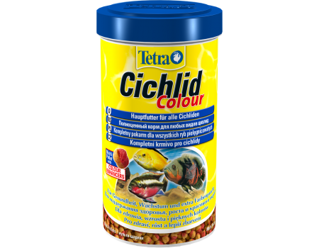 Tetra CICHLID Colour MINI, Повноцінний корм для всіх видів невеликих цихлід, 10 l