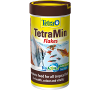 Tetra MIN пластівці основний корм для всіх декоративних акваріумних ри..