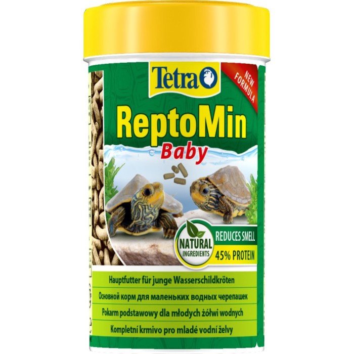 Корм Tetra ReptoMin Baby для черепах, палички, 32 г/ 100 мл