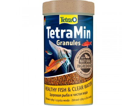 Корм Tetra Min Granules для акваріумних рибок, гранули, 100 г/ 250 мл