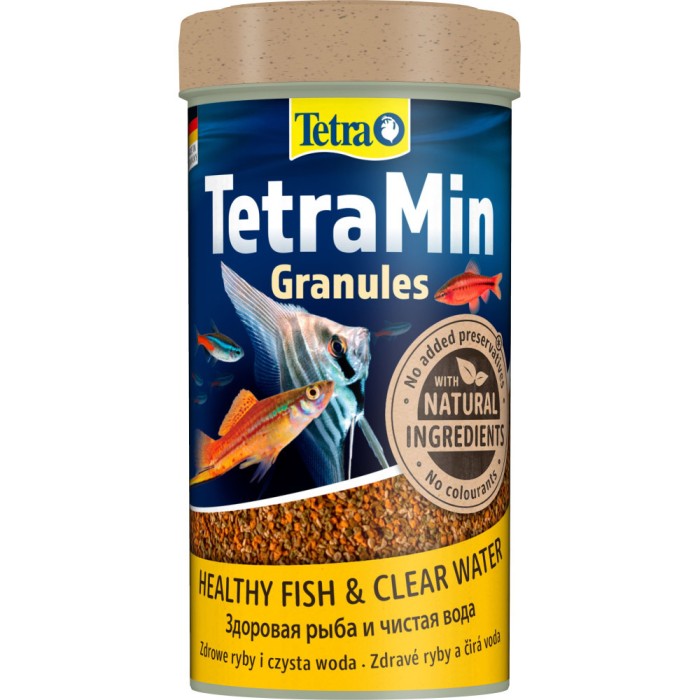 Корм Tetra Min Granules для аквариумных рыбок, гранулы, 100 г/250 мл