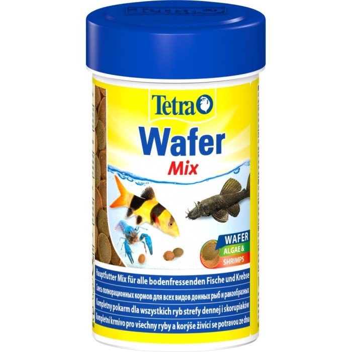 Корм Tetra Wafer Mix для аквариумных донных рыб, таблетки, 48 г/100 мл
