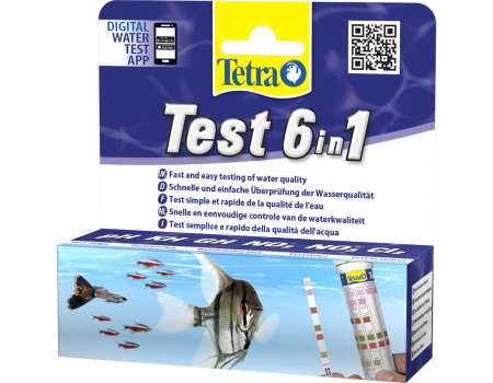 Tetra Test 6 in1 водний тест 25шт