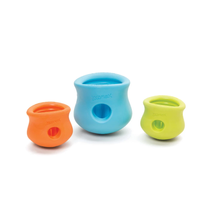 Игрушка для собак WEST PAW Toppl XLarge Aqua/Топпл для лакомства, очень большой XL, голубой, 12 см