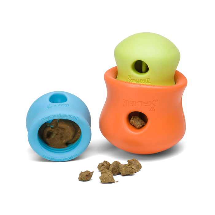 Игрушка для собак WEST PAW Toppl XLarge Aqua/Топпл для лакомства, очень большой XL, голубой, 12 см