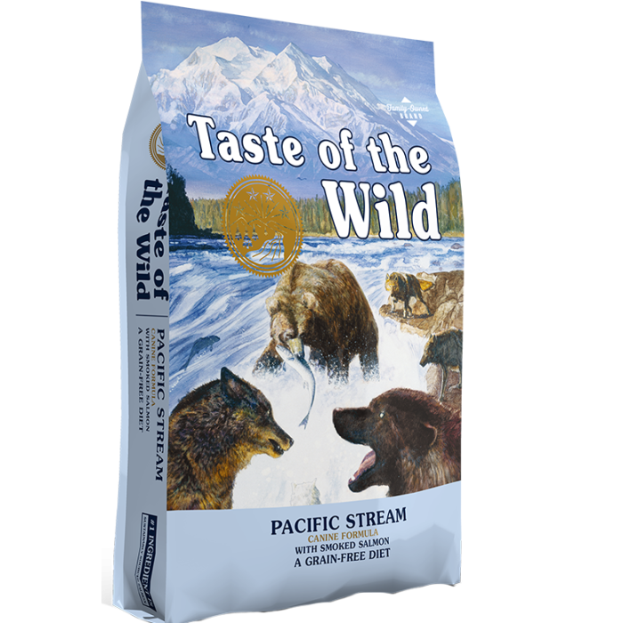 Сухой корм для собак TASTE OF THE WILD PACIFIC STREAM Canine, лосось, 5.6 кг
