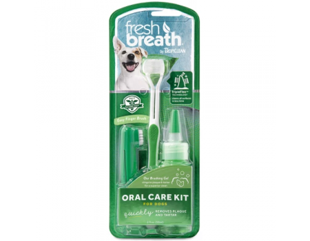 Набор для ухода за зубами Tropiclean Oral Care Kit "Свежее дыхание" для собак