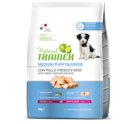 Trainer (Трейнер) Natural Super Premium Puppy&Junior Medium - корм для..