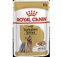 Влажный корм для взрослых собак ROYAL CANIN YORKSHIRE ADULT 0.085 кг ..