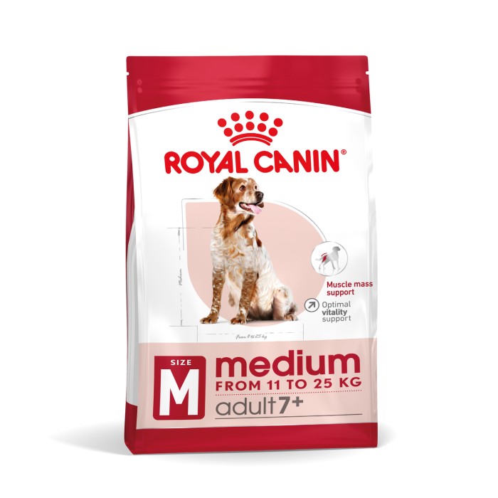 Корм для дорослих собак ROYAL CANIN MEDIUM ADULT 7+ 4.0 кг