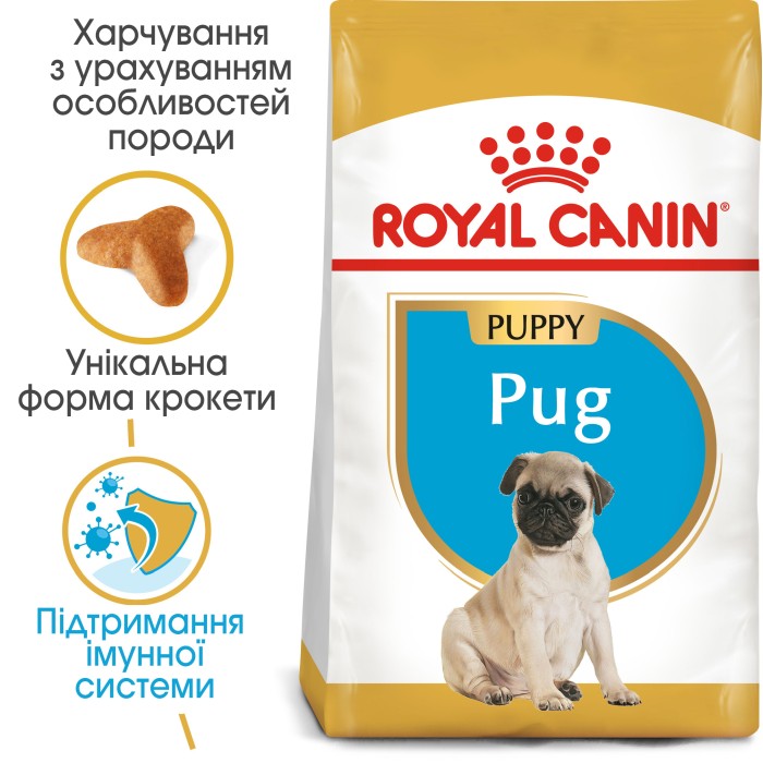 Корм для цуценят ROYAL CANIN PUG PUPPY 1.5 кг