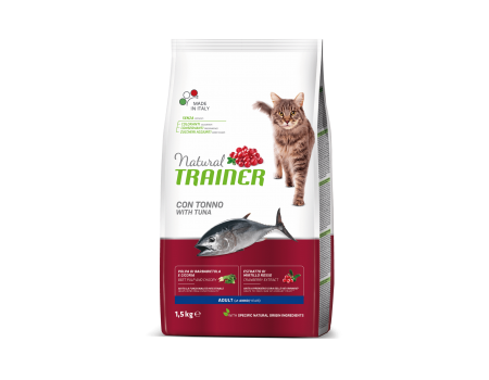 Trainer (Трейнер) Natural Super Premium Adult with Tuna - корм для кішок з тунцем 1,5 кг