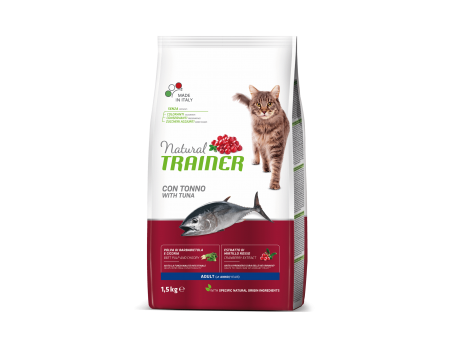 Trainer (Трейнер) Natural Super Premium Adult with Tuna - корм для кошек с тунцом  1,5кг