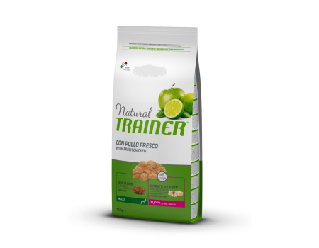 Trainer (Трейнер) Natural Super Premium Puppy Maxi - корм для щенков крупных и гигантских пород с курицей и индейкой 12кг