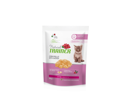 Trainer (Трейнер) Natural Super Premium Kitten корм для котят до 6 месяцев, для беременных и кормящих кошек с курицей 300гр