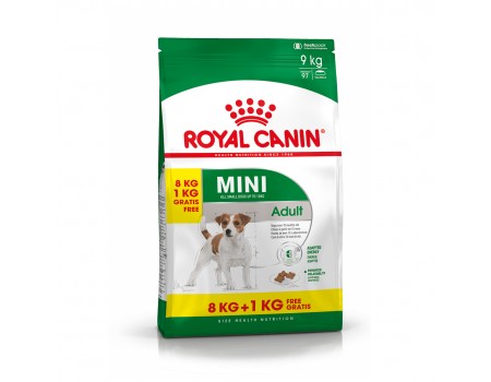 Корм для взрослых собак ROYAL CANIN MINI ADULT 8.0 кг+ 1 кг в подарок