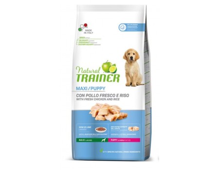 Trainer (Трейнер) Natural Super Premium Puppy Maxi - корм для цуценят великих та гігантських порід з куркою та індичкою 3кг