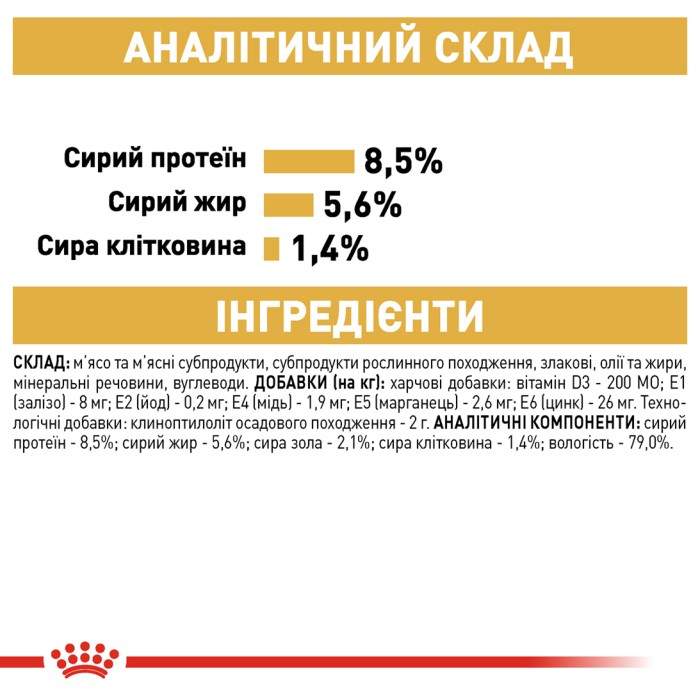 Вологий корм для дорослих собак ROYAL CANIN CHIHUAHUA ADULT 0.085 кг 