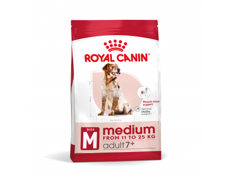 Royal Canin Medium Adult 7+, для стареющих собак средних размеров, 15 кг