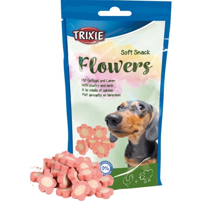 Лакомство "Flowers"  TRIXIE  ягнёнок с птицей,  75 г