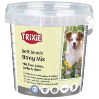 М'які снеки мікс "Bony Mix" TRIXIE яловичина ягня лосось курка, 500 г