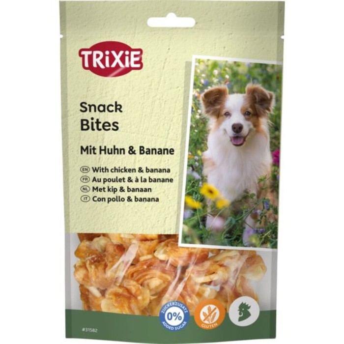Ласощі для собак "Banana & Chicken" TRIXIE, курка та банан, 100 г
