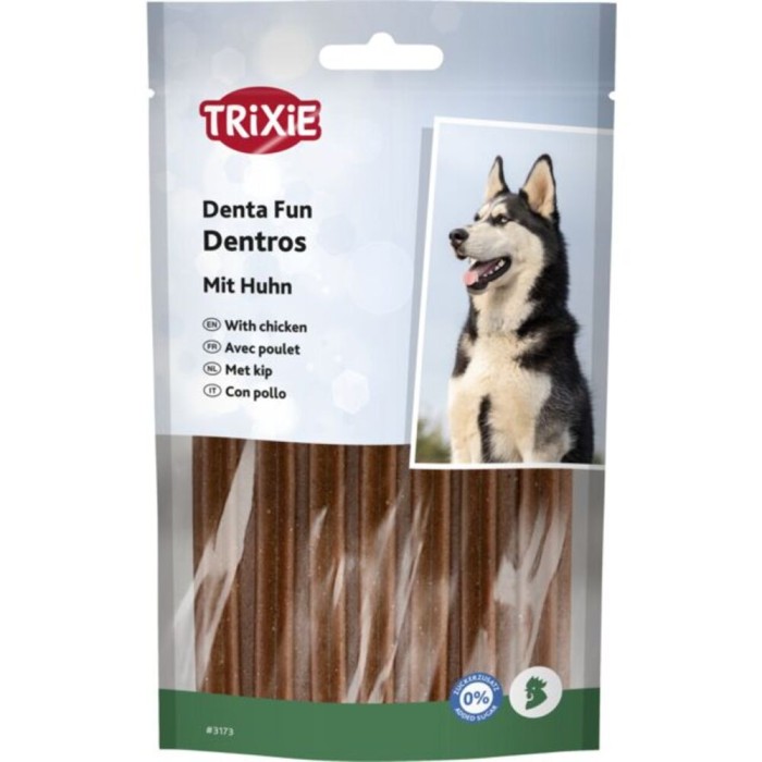 Ласощі для собак "Dentros" TRIXIE, свійський птах, 180 г /7 шт