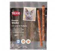 Палочки для котов TRIXIE - Quadro-Sticks Вкус: ягнёнок+птица, 4шт x 5 ..