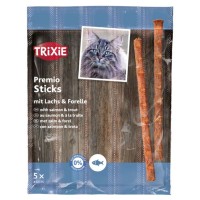 Палички для котів TRIXIE - Quadro-Sticks Смак: Лосось/форель, 4шт x 5 г