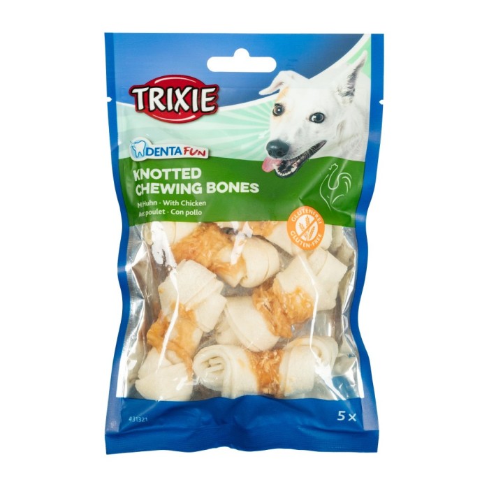 Кісточки з курячим філе для собак TRIXIE - Denta Fun, 5см,