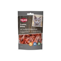 Лакомство для котов "Tuna Bites"  TRIXIE  тунец и курица 50 г