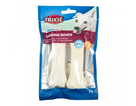 Кісточки з наповненням для собак TRIXIE - Denta Fun, 12 см, Вага: 2 шт. / 120 г