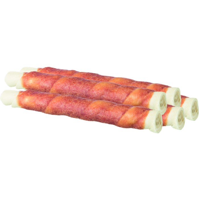 Ласощі Trixie Denta Fun Rolls with Duck для собак Паличка для чищення зубів з качкою, 17 см, 140 г, 3 шт