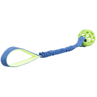 Игрушка для собак"Bungee Tugger"с мячиком, TRIXIE 7/48см