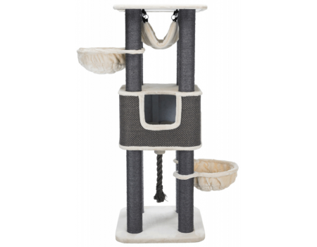 Драпак-будиночок "Humberto", TRIXIE XXL, 174см, Площа підлоги: 68 x 68 см Стовп: ? 12 см, крем/сірий