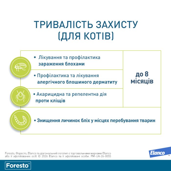 Elanco (Bayer) Foresto ошейник для собак и котов  38 см