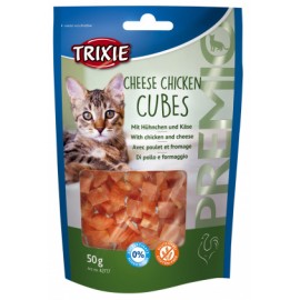 Сирні кубики для котів TRIXIE - Premio, курка з сиром, 50 г..